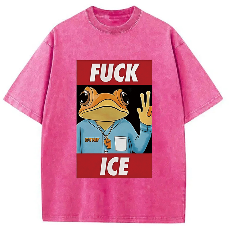 Tokyocanvas Sapo Concho Fu*k Ice Washed T-Shirt