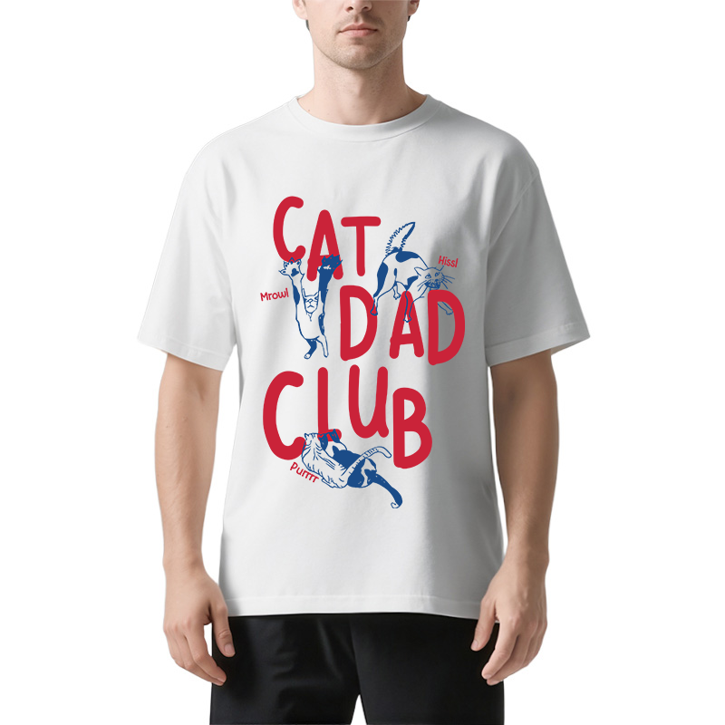 Tokyocanvas Cat Dad Club Classic T-Shirt