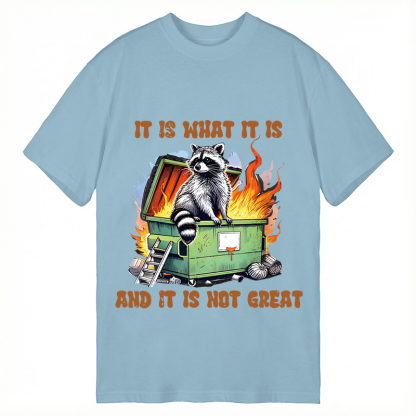 Tokyocanvas It is What Not Great Raccoon Meme Classic T-Shirt