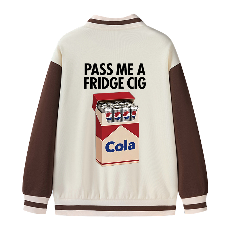 Tokyocanvas I Need A Diet Pepsi Varsity Jacket