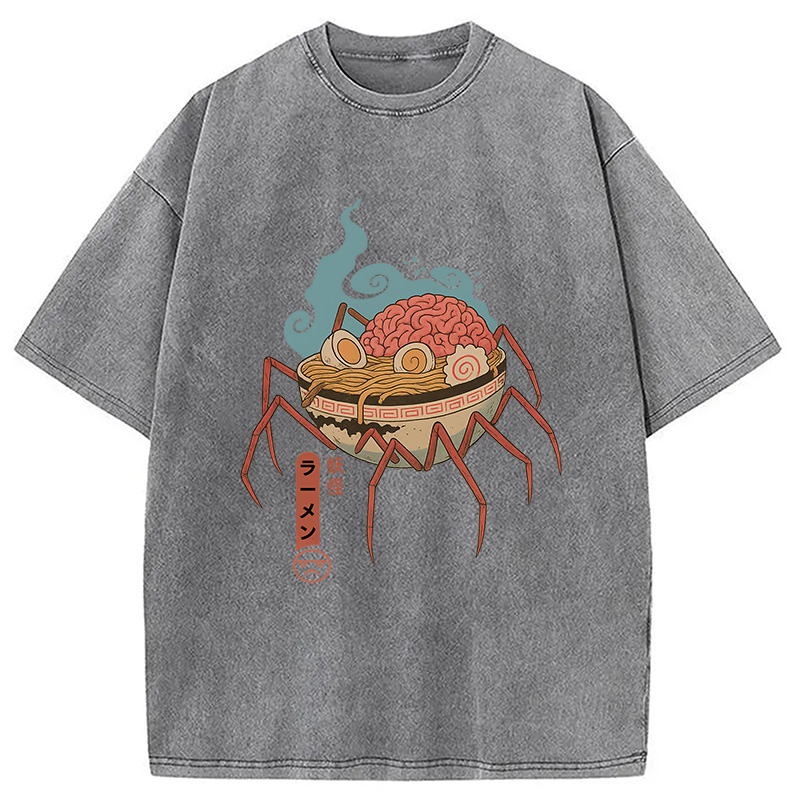 Tokyocanvas Yokai Ramen Washed T-Shirt