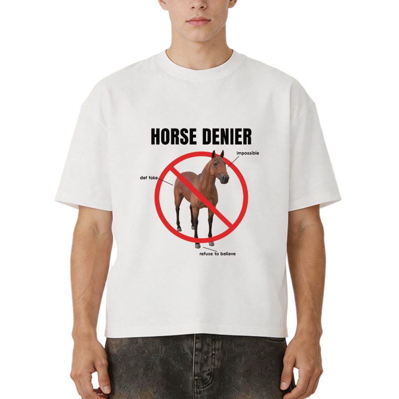 Tokyocanvas Horse Denier Analysis Boxy T-shirt