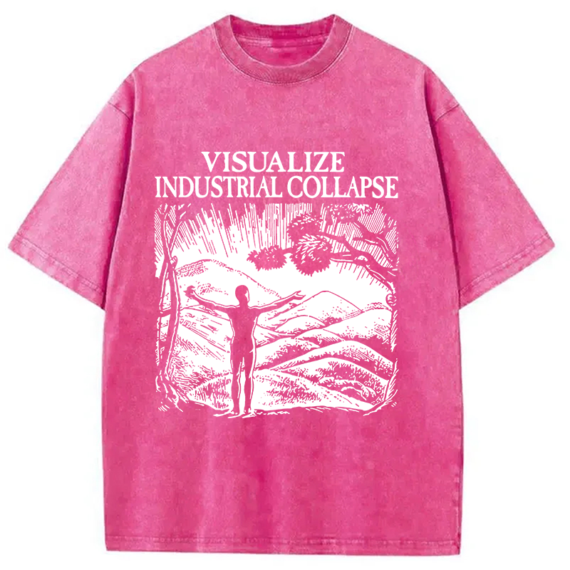 Tokyocanvas Industrial Collapse Washed T-Shirt