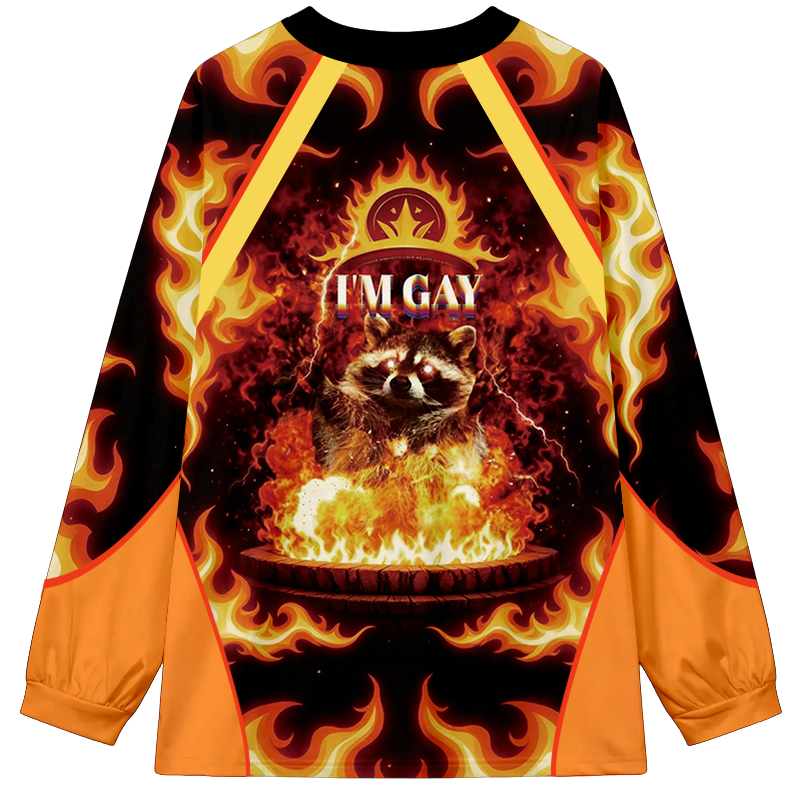 Tokyocanvas I'm Gay Long Sleeve Graphic Print T-Shirt