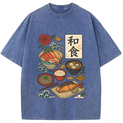 Tokyocanvas Japanese Cuisine Washed T-Shirt