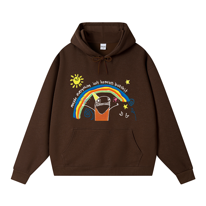 Tokyocanvas Hyperbole And A Half Fleece Lined Hoodie