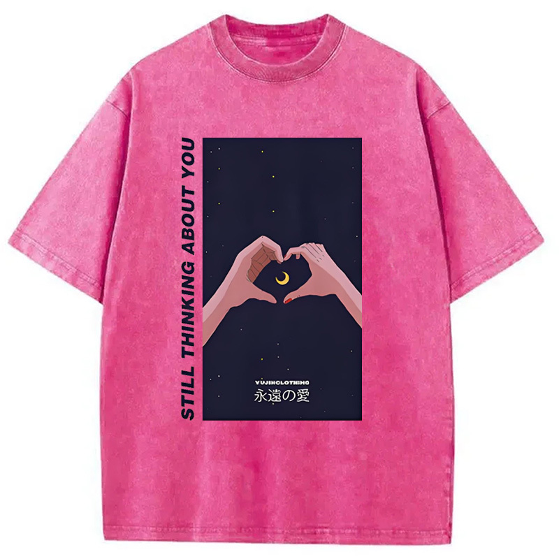 Tokyocanvas Still Thinking About You Washed T-Shirt