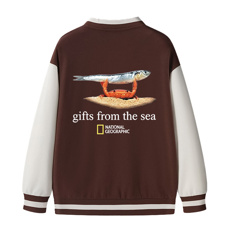 Tokyocanvas Gifts From The Sea Varsity Jacket