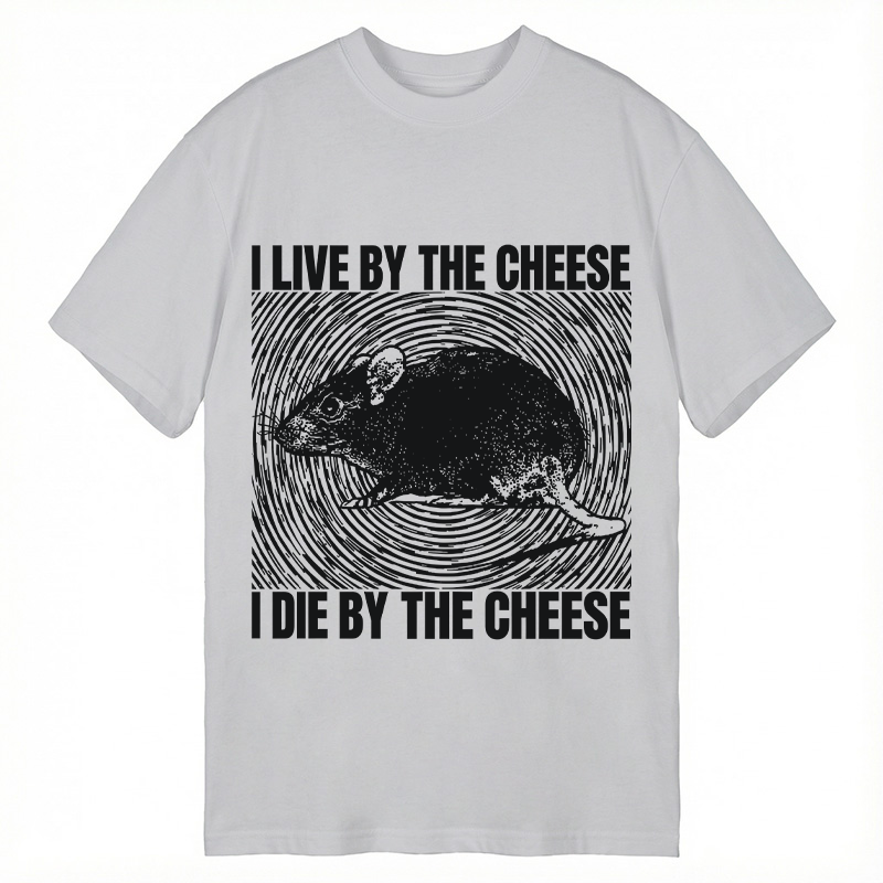 Tokyocanvas I Live By The Cheese Rat Classic T-Shirt