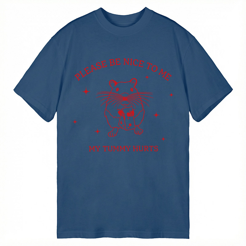 Tokyocanvas My Tummy Hurts Lactose Mouse Meme Classic T-Shirt