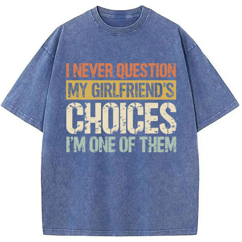 Tokyocanvas I Never Question Washed T-Shirt