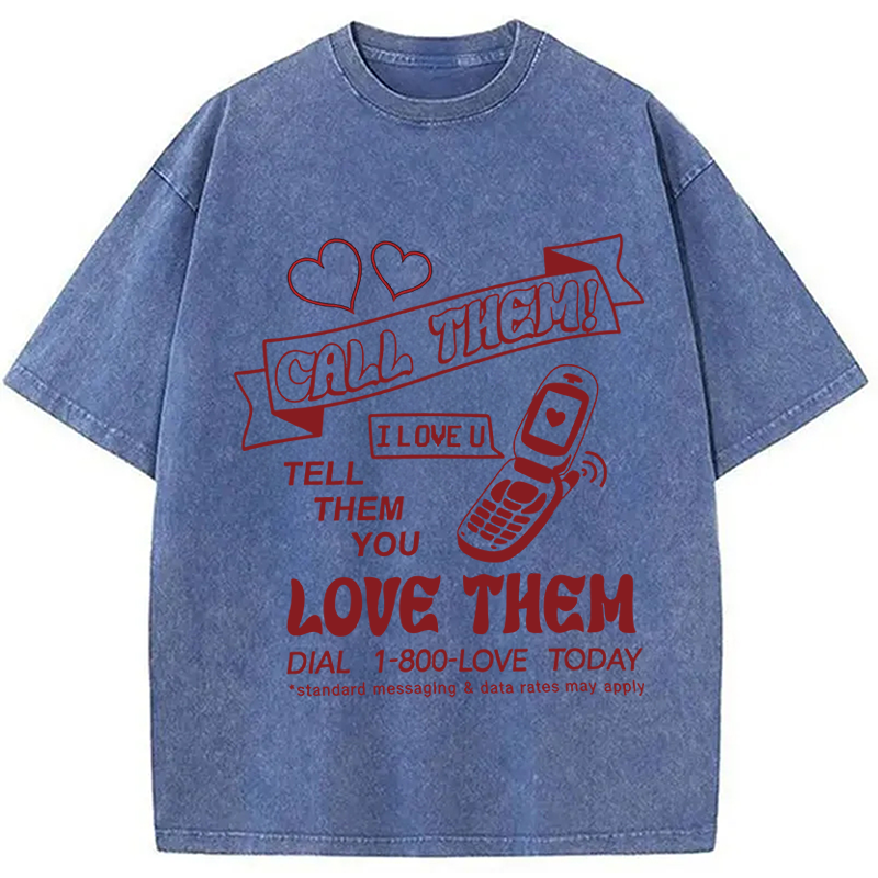 Tokyocanvas 1-800-LOVE Washed T-Shirt