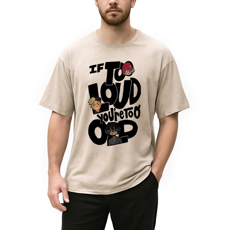 Tokyocanvas If It's Too Loud Washed T-Shirt