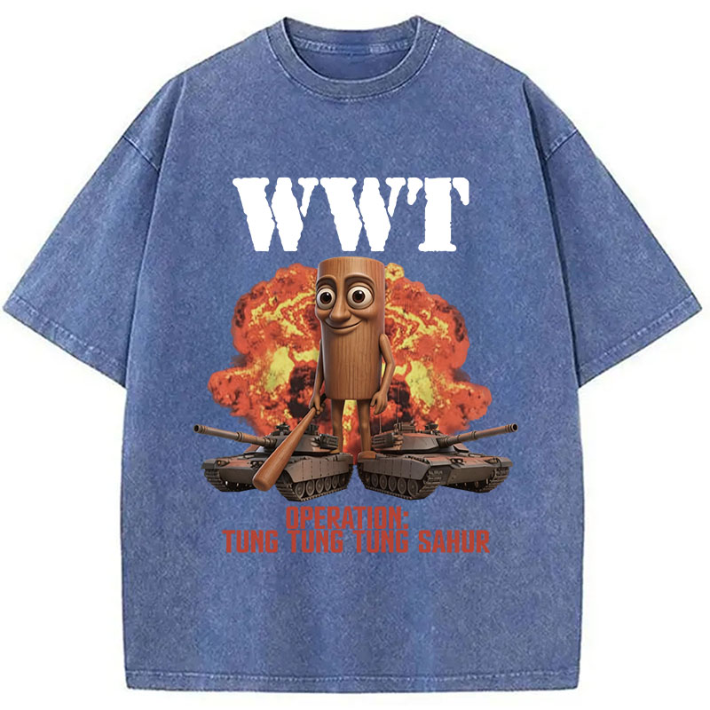 Tokyocanvas World War Tung Washed T-Shirt