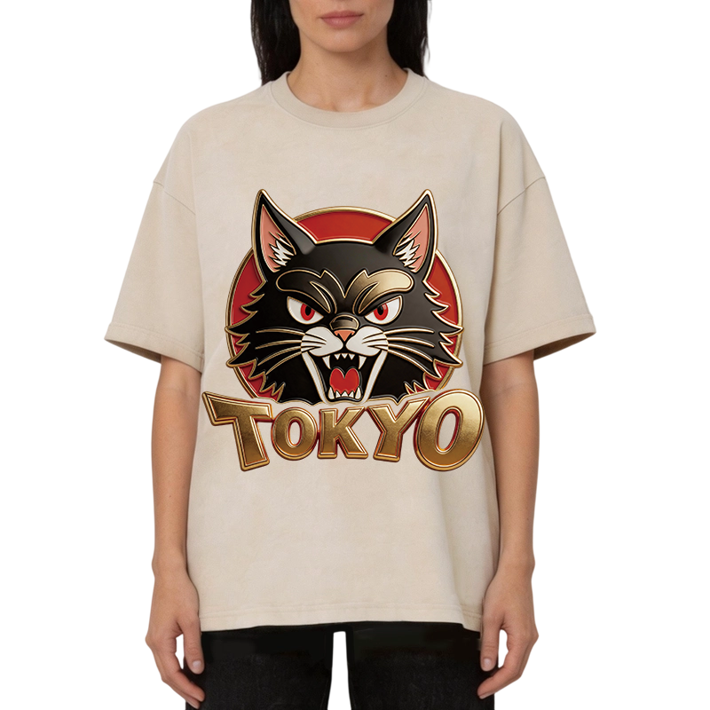 Tokyocanvas Happy 2nd Anniversary! Washed T-Shirt