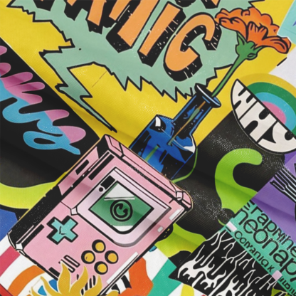 Tokyocanvas Vintage 80s Long Sleeve Graphic Print T-Shirt