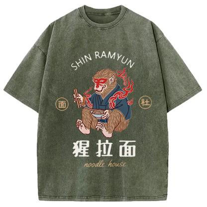 Tokyocanvas Shin Ramyun Washed T-Shirt