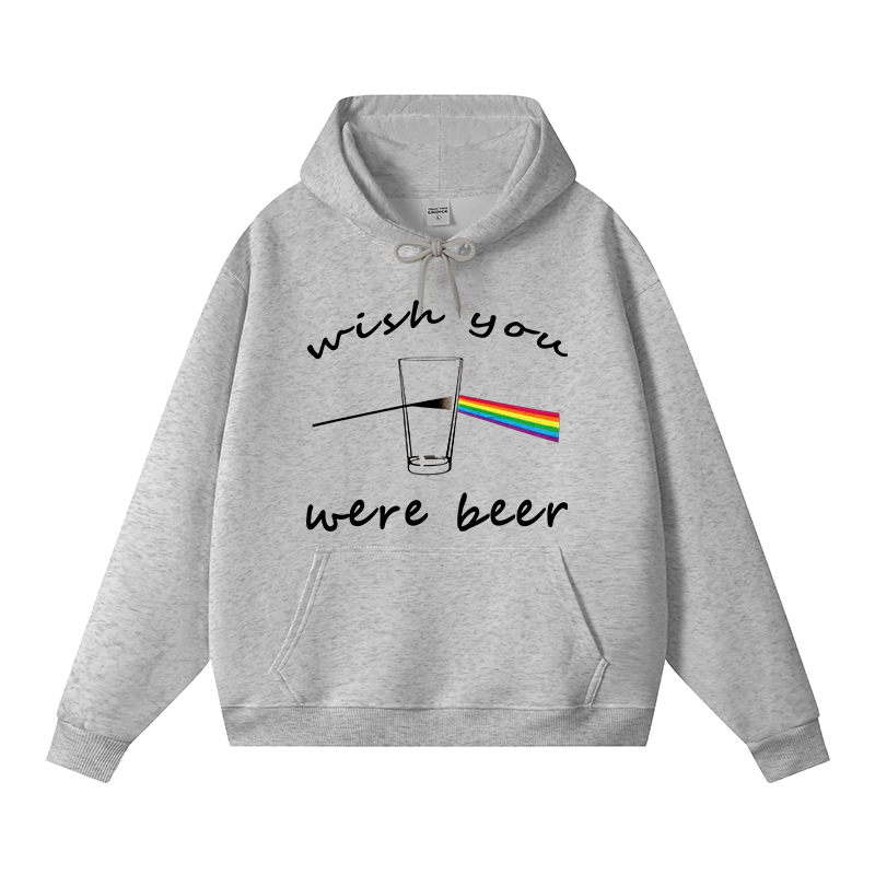 Tokyocanvas Wish You Were Beer Fleece Lined Hoodie