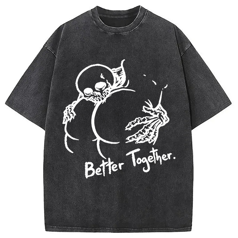 Tokyocanvas Better Together Washed T-Shirt