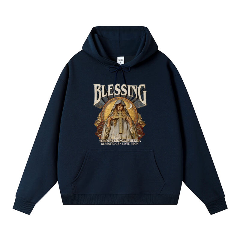 Tokyocanvas Blessing Fleece Lined Hoodie