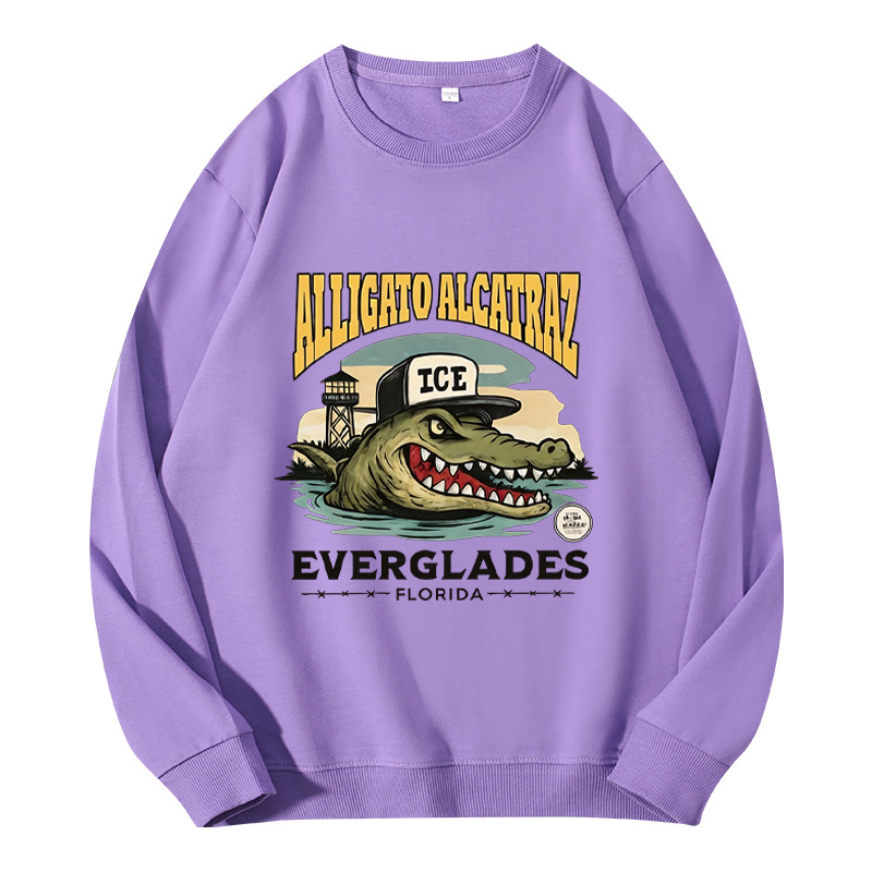 Tokyocanvas Vintage Alcatraz Alligator Classic Sweatshirt