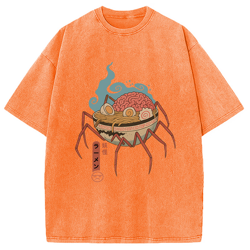 Tokyocanvas Yokai Ramen Washed T-Shirt