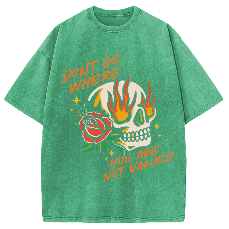 Tokyocanvas Know Your Worth Washed T-Shirt