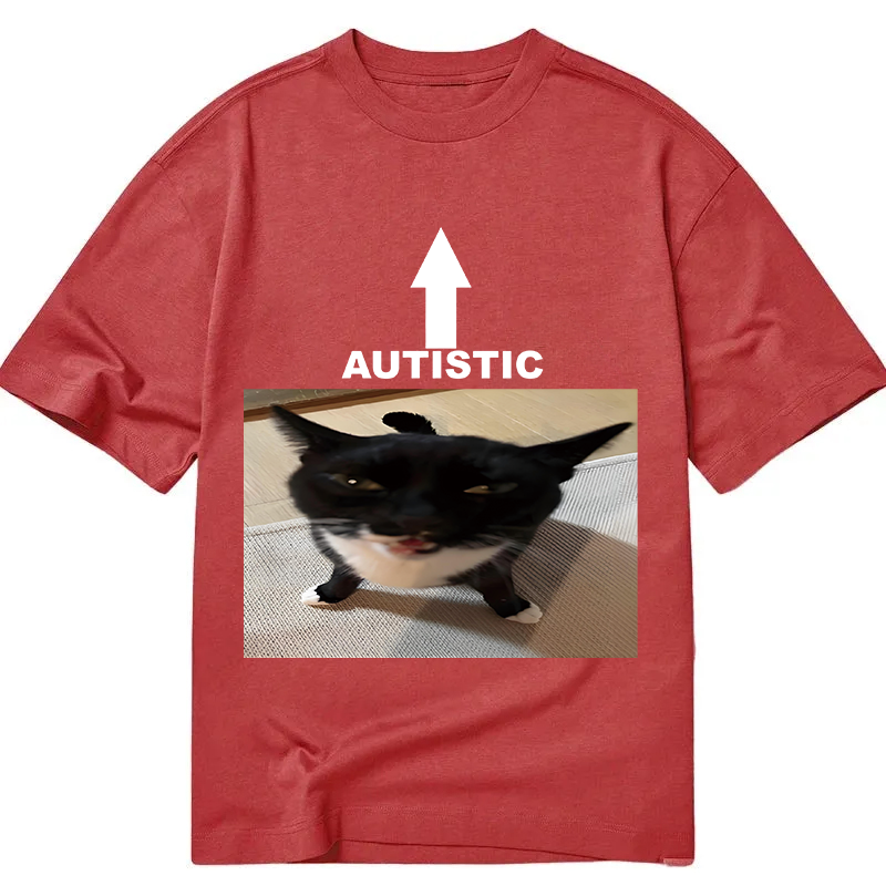 Tokyocanvas Autistic Cat Classic T-Shirt