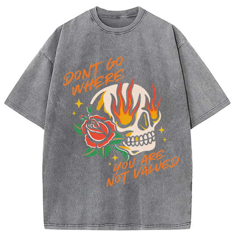 Tokyocanvas Know Your Worth Washed T-Shirt