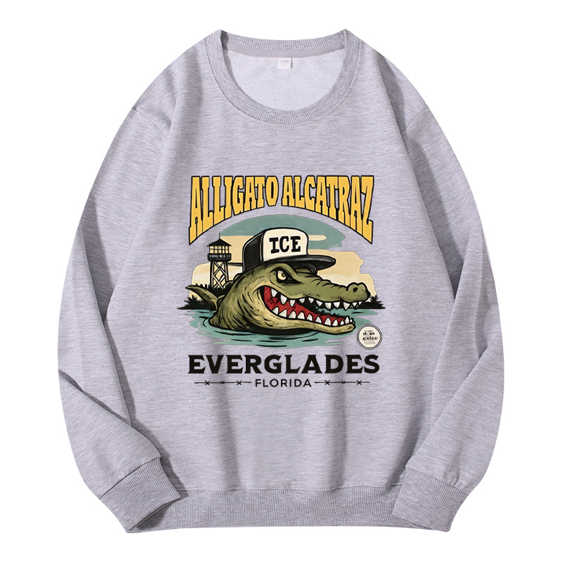 Tokyocanvas Vintage Alcatraz Alligator Classic Sweatshirt
