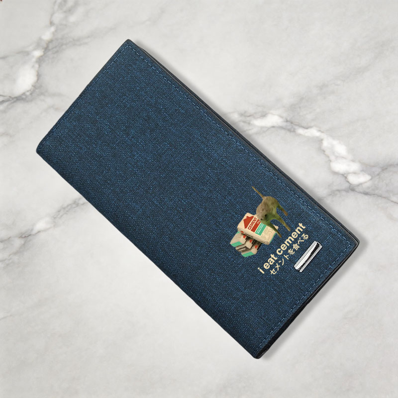 Tokyocanvas I Eat Cement Canvas Wallet
