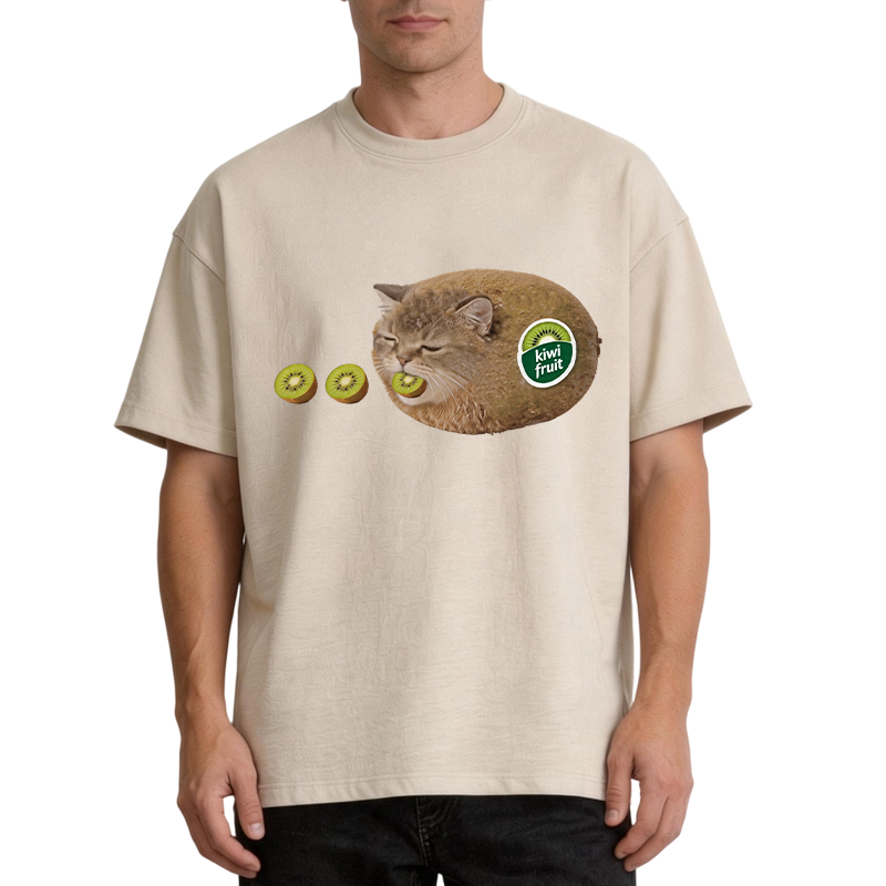 Tokyocanvas The Cat That Vomits Kiwis Washed T-Shirt