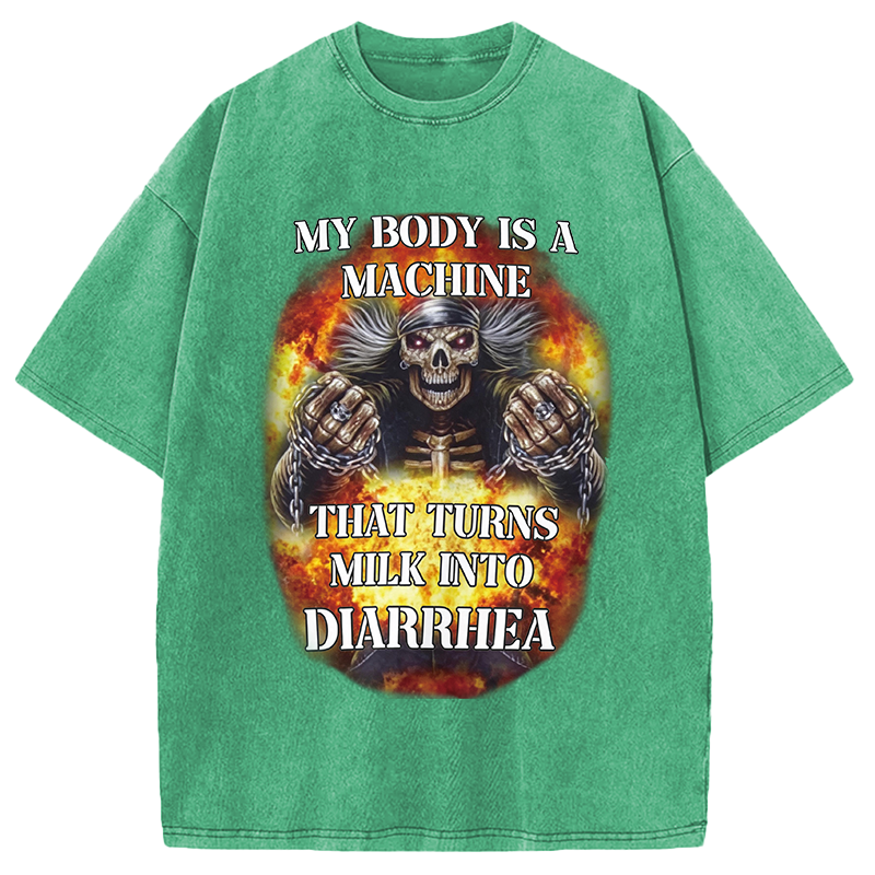 Tokyocanvas My Body is a Machine Washed T-Shirt