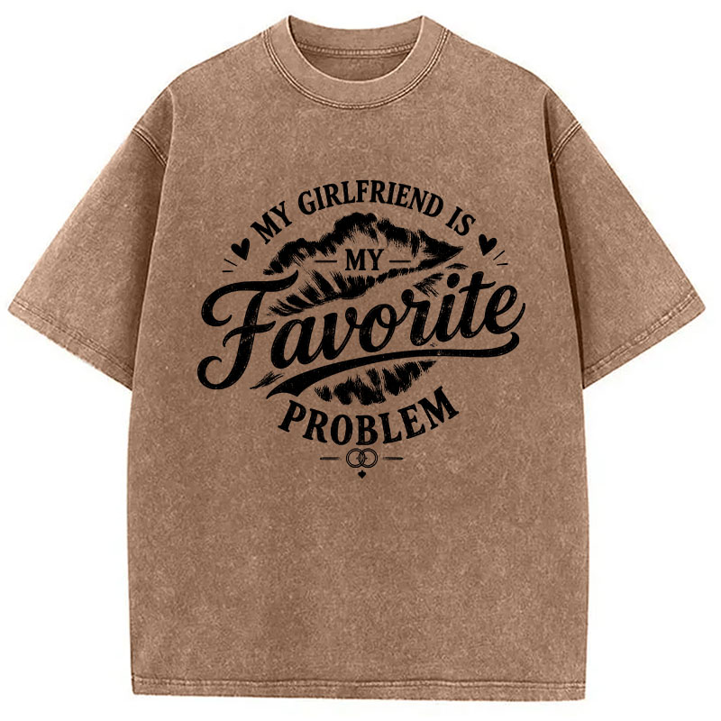 Tokyocanvas Favorite Problem Washed T-Shirt