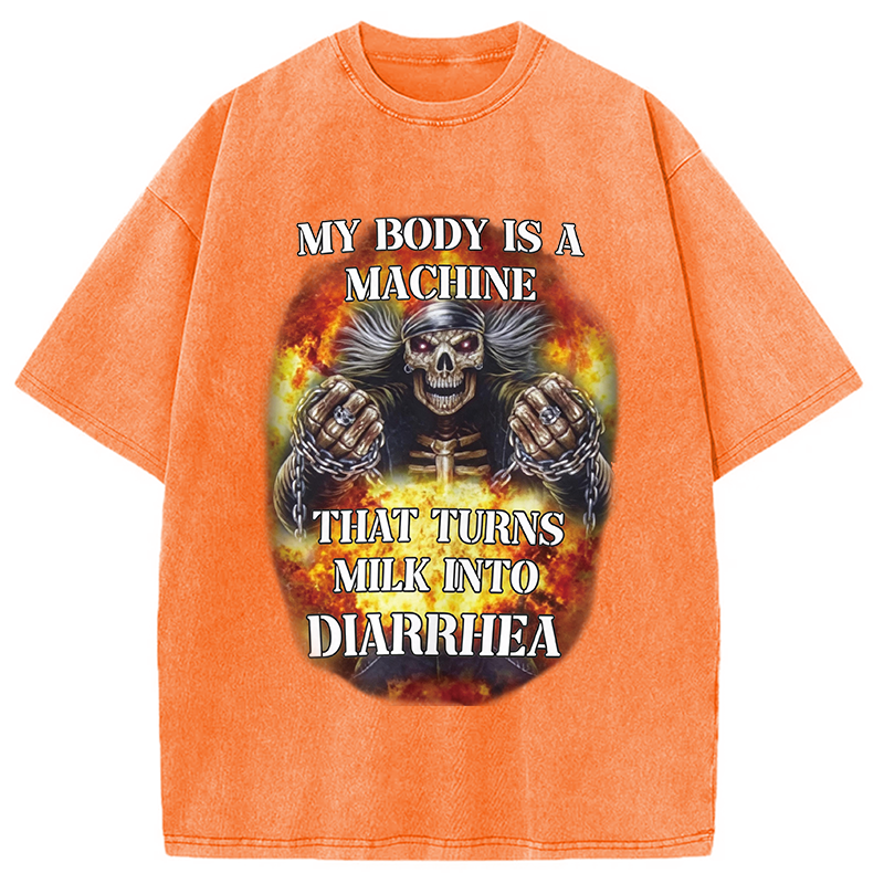 Tokyocanvas My Body is a Machine Washed T-Shirt