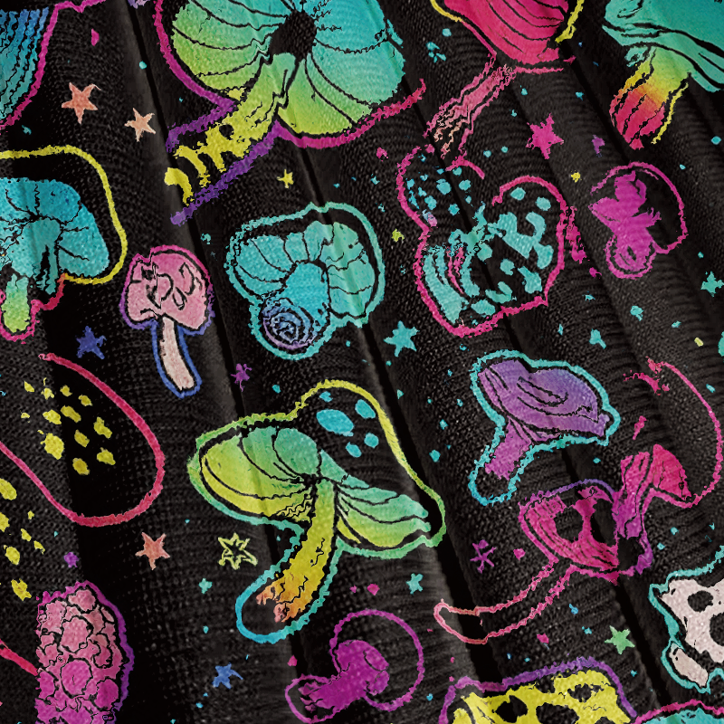 Tokyocanvas Mushroom Rave Casual Ugly Sweatshirt