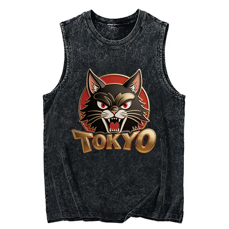 Tokyocanvas Happy 2nd Anniversary! Washed Tank