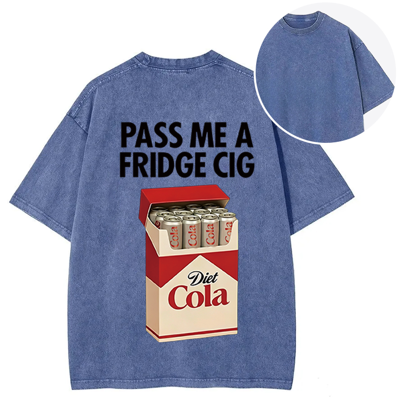 Tokyocanvas I Need A Diet Cola Back Washed T-Shirt