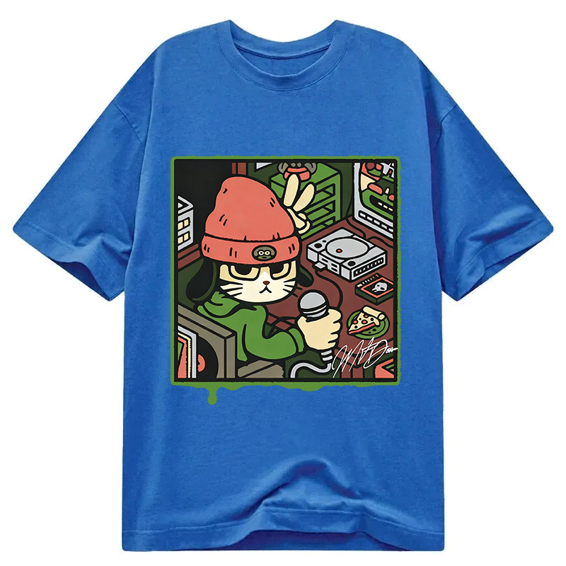 Tokyocanvas Rapper Cat Classic T-Shirt