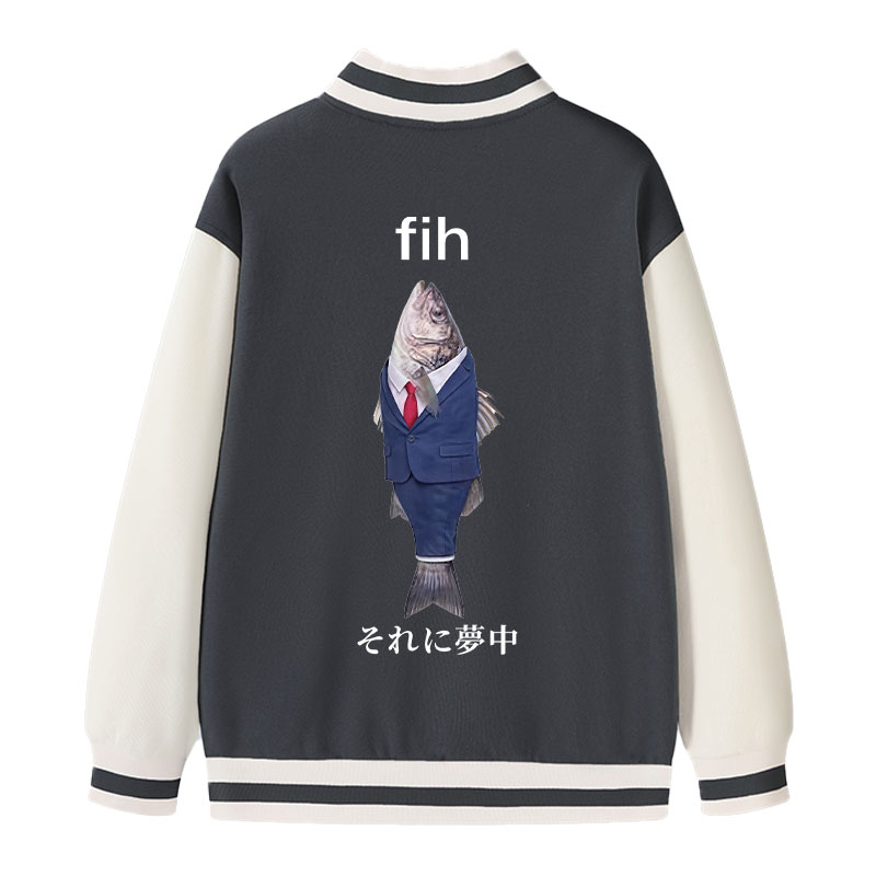 Tokyocanvas Stupid Fih Varsity Jacket