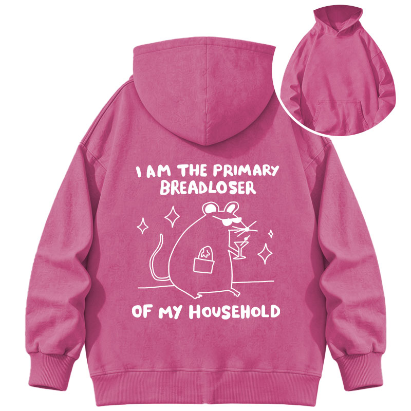 Tokyocanvas I Am the Primary Breadloser of My Household Washed Hoodie