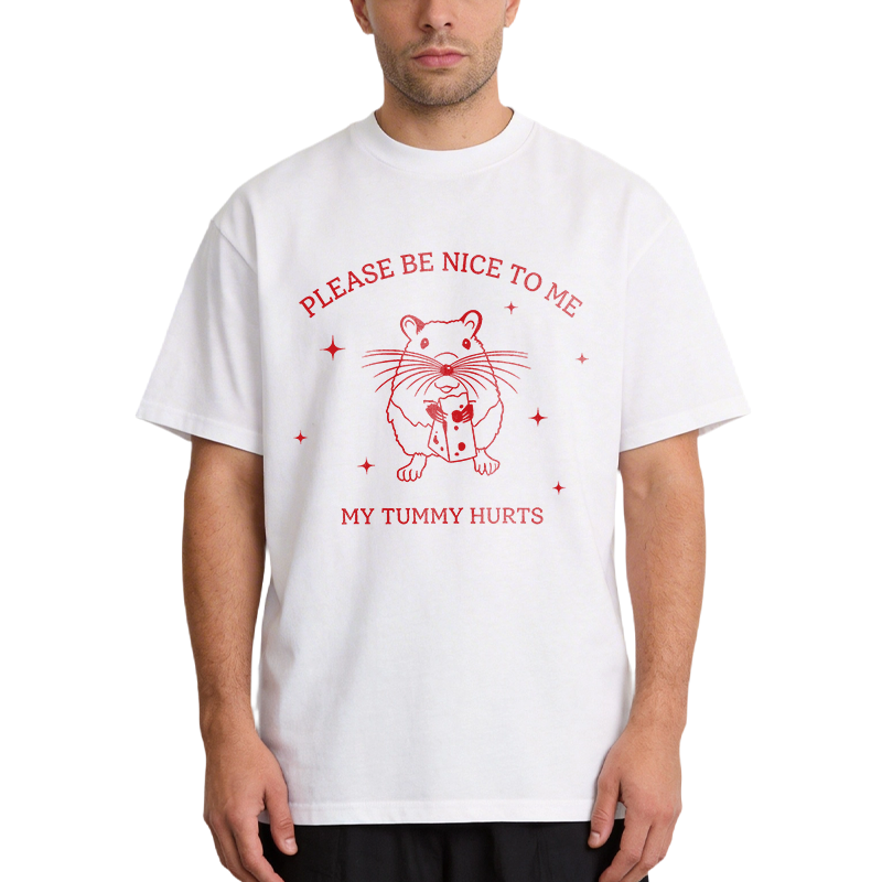 Tokyocanvas My Tummy Hurts Lactose Mouse Meme Classic T-Shirt