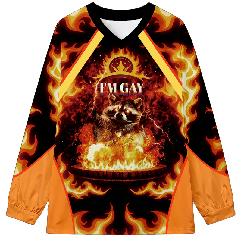 Tokyocanvas I'm Gay Long Sleeve Graphic Print T-Shirt