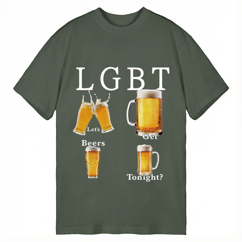 Tokyocanvas Lets Get Beers Classic T-Shirt