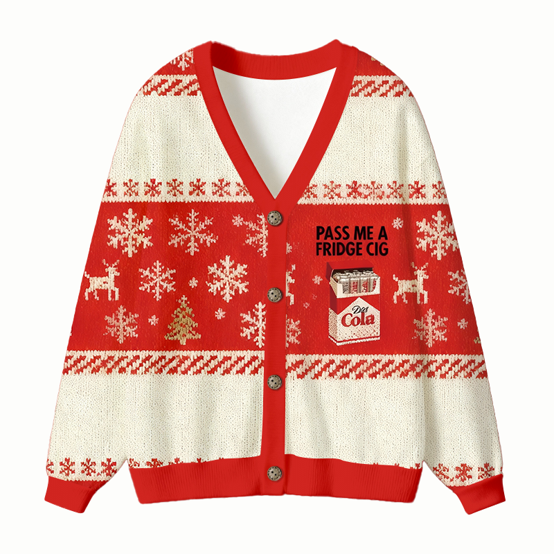 Tokyocanvas I Need A Diet Cola Ugly Cardigan Sweatshirt