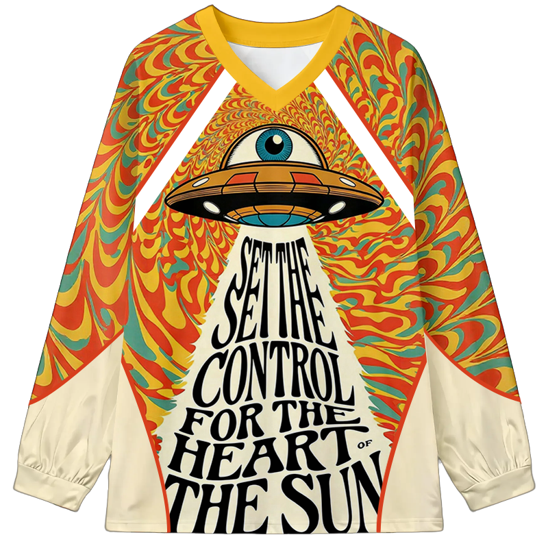 Tokyocanvas The Sun Long Sleeve Graphic Print T-Shirt