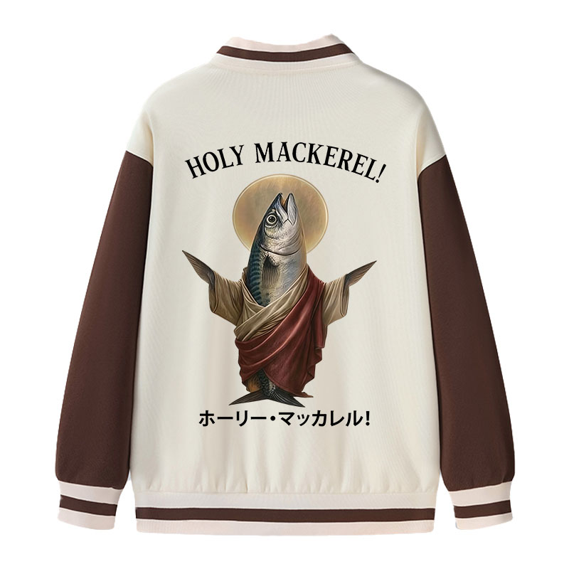 Tokyocanvas Holy Mackerel Varsity Jacket