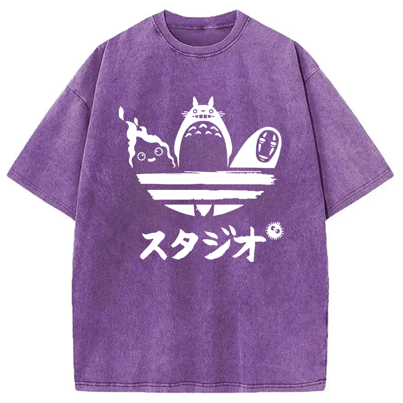 Tokyocanvas Ghibli Vintage Japanese Washed T-Shirt