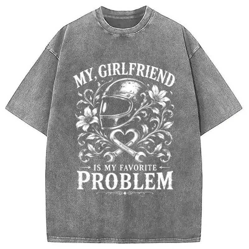 Tokyocanvas Funny Husband Washed T-Shirt