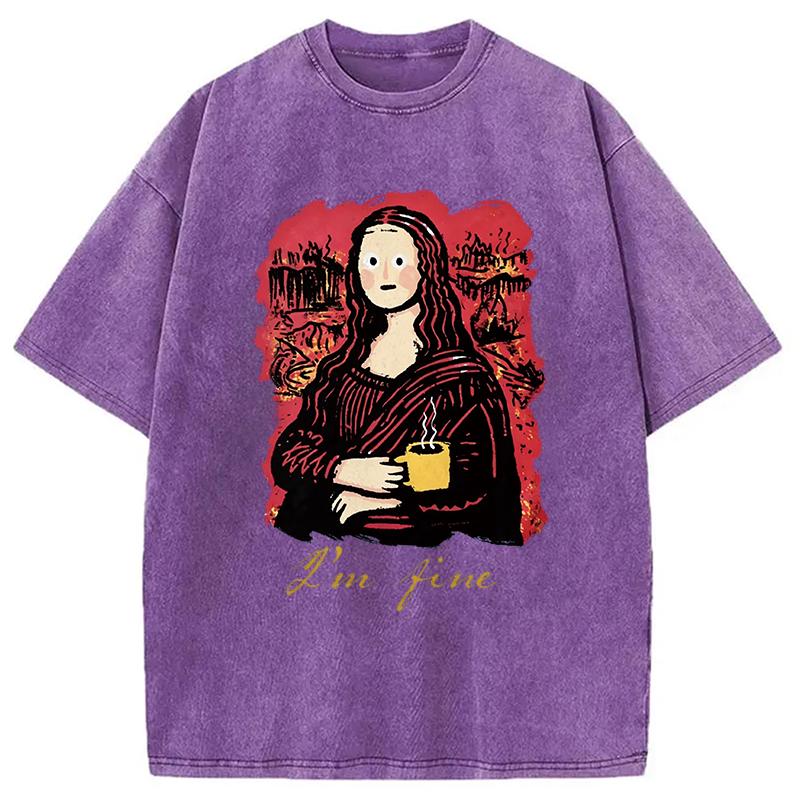Tokyocanvas I'm Fine Art Washed T-Shirt